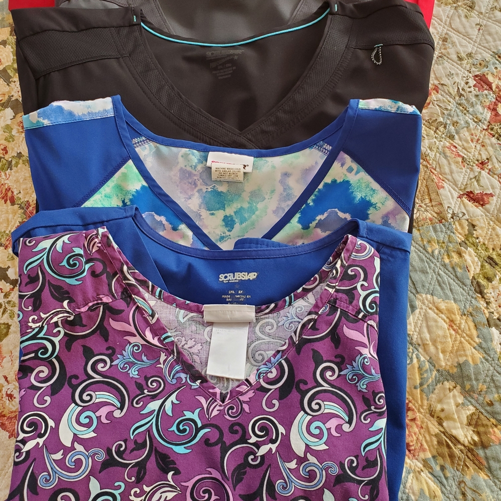 6 Scrub Tops